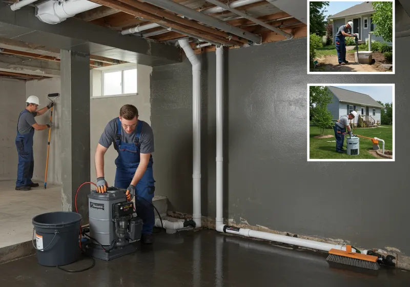 Basement Waterproofing and Flood Prevention process in New Hanover County, NC